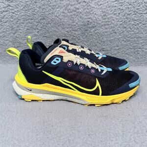 Nike Terra Kiger 9 Womens Size 9 Trail Running Shoes Obsidian Volt Blue